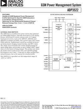 ADP3522. GSM Power Management System