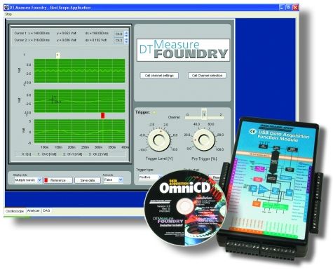 Плата АЦП на USB. DT9801