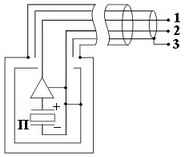 AV01, AV01-01. Преобразователи виброскорости. Электрическая схема. ГлобалТест