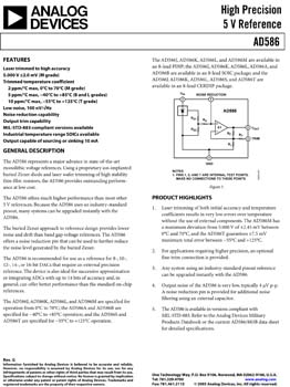 AD586. High Precision 5 V Reference