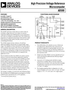 AD588. High Precision Voltage Reference