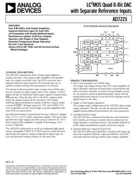 AD7225. LC2MOS Quad 8-Bit DAC with Separate Reference Inputs
