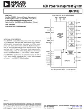 ADP3408.  GSM Power Management System